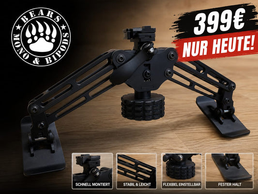 Bears Bipods Standart ohne Erddorn, Upgrade